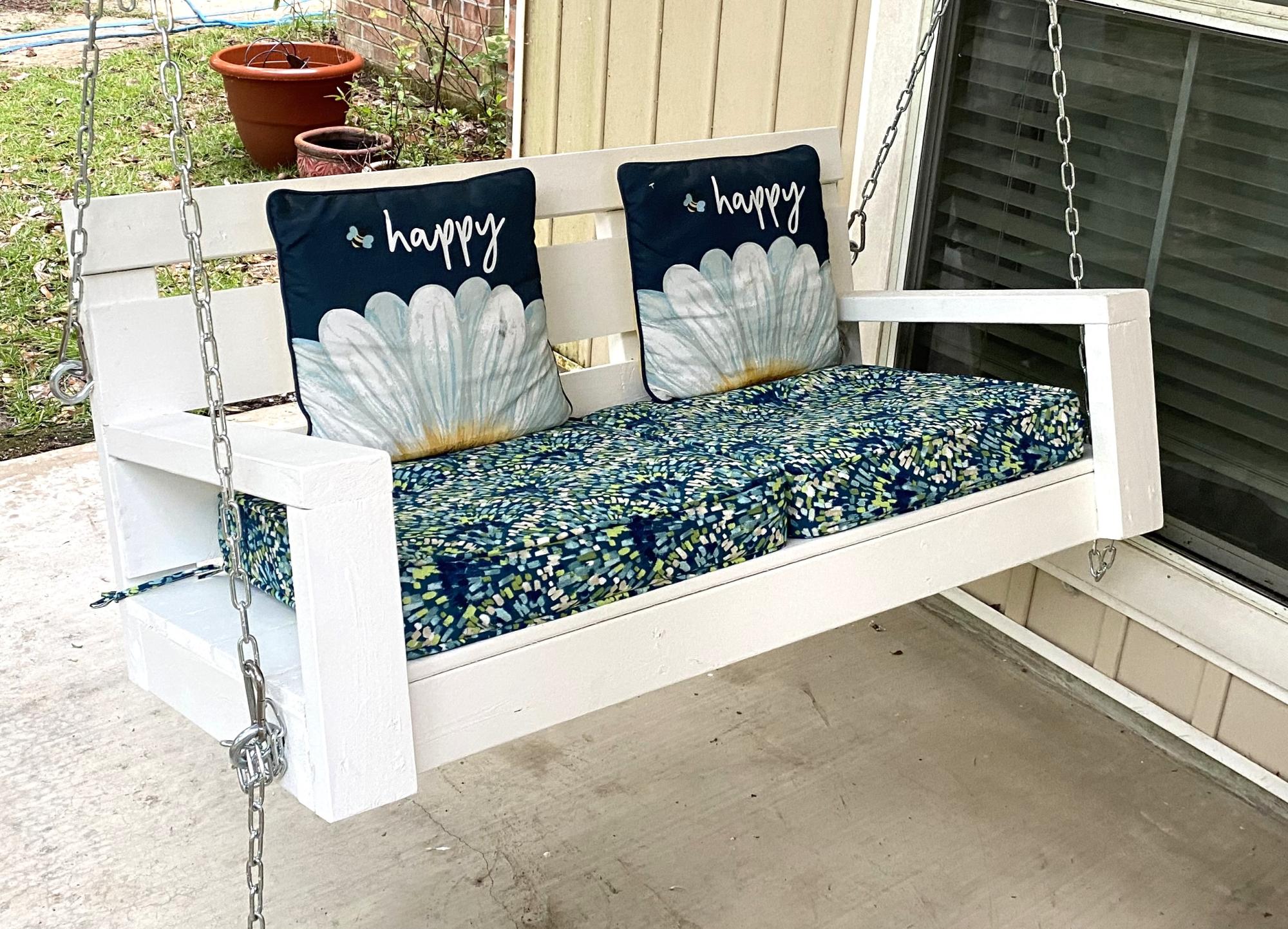 White Porch Swing Ana White